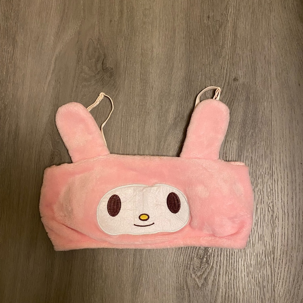 My Melody bra top fits Medium/Large has elastic bought in Japan